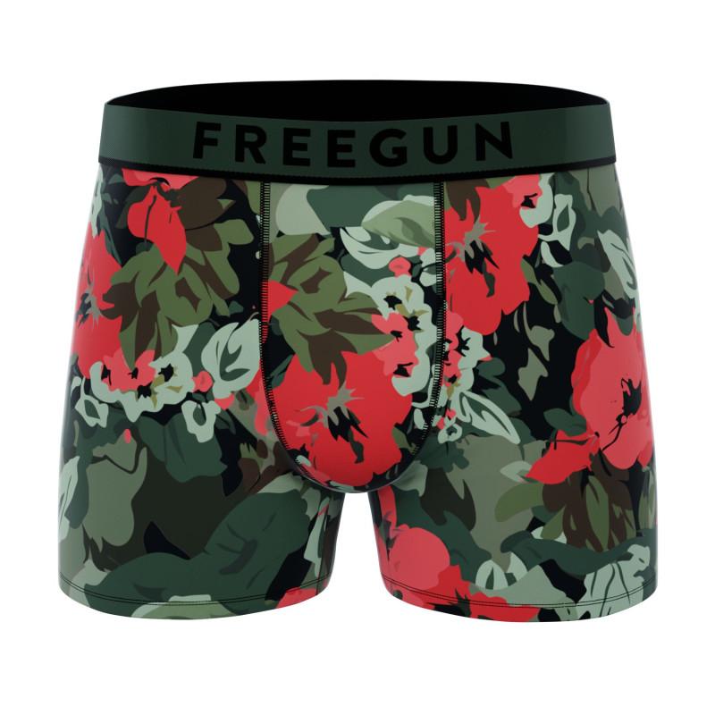 Freegun Lot De 3 Boxers Coton Imprimé Homme Stretch Signature Sergio