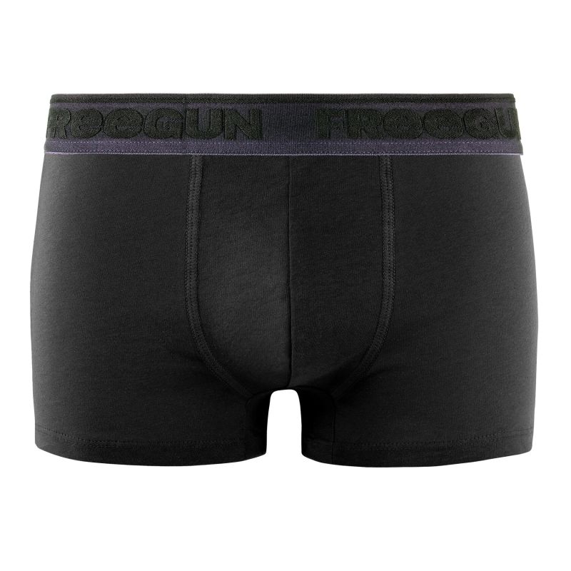 Freegun Lot De 3 Boxers Homme Coton Noir Vert Rouge Signature Pablo Freegun