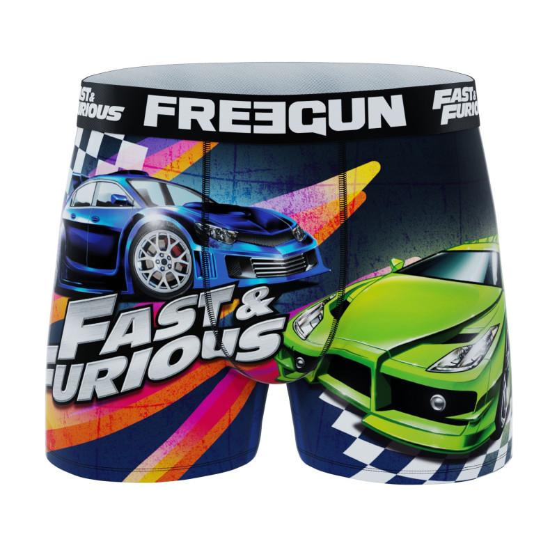 Freegun Lot De 3 Boxers Microfibre Garcon Fast And Furious Imprimé