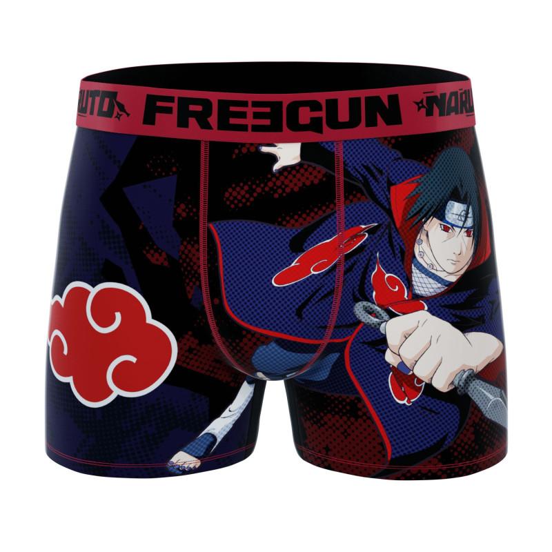 Freegun Lot De 3 Boxers Microfibre Garcon Naruto Imprimé