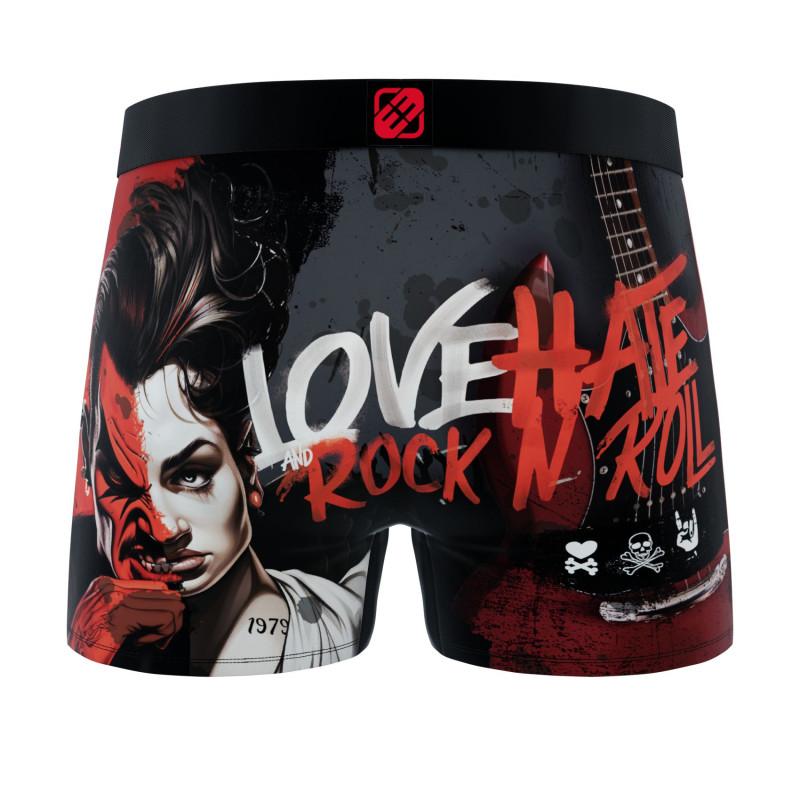 Freegun Lot De 3 Boxers Microfibre Homme Imprimé Skull Garantie 2 Ans