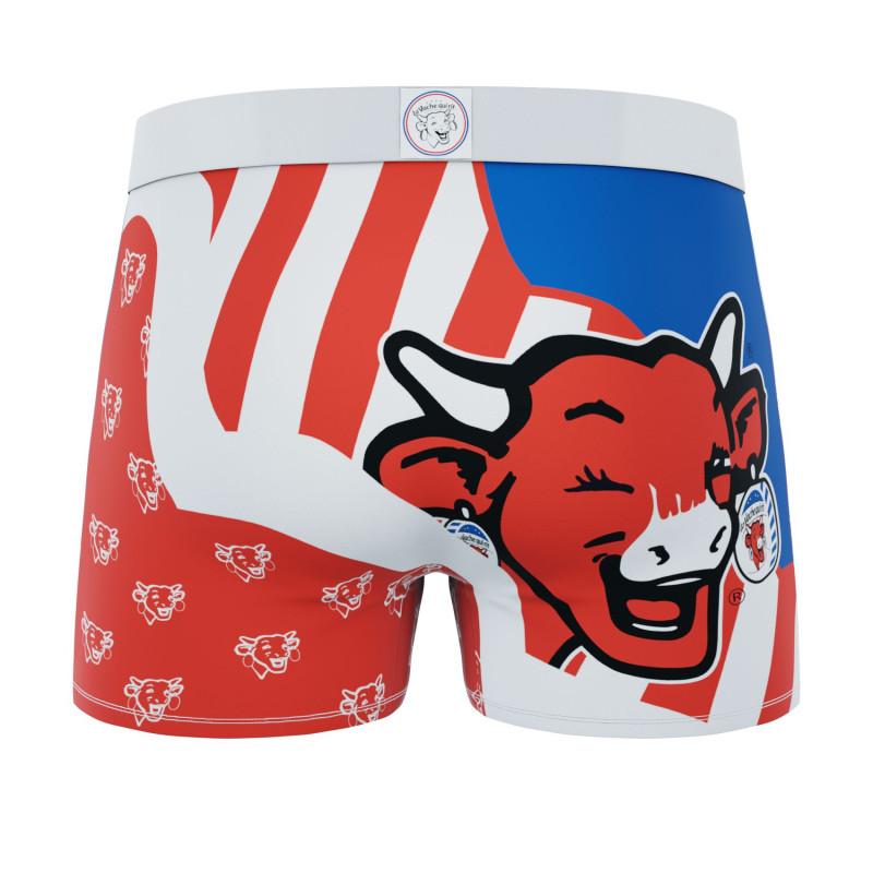 Freegun Lot De 3 Boxers Microfibre Homme La Vache Qui Rit Imprimé 02B