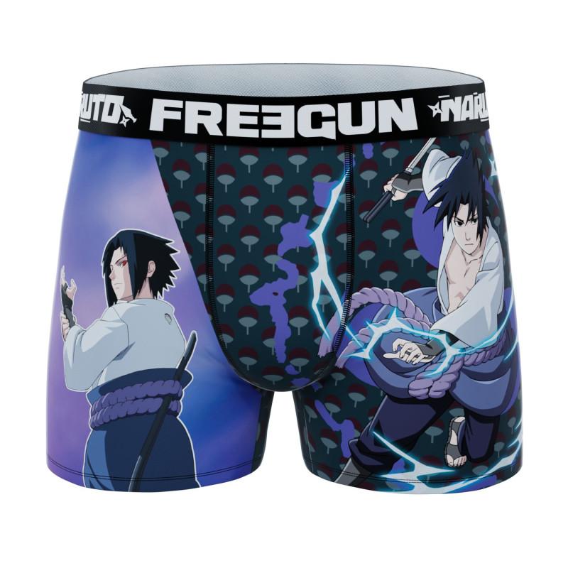 Freegun Lot De 3 Boxers Microfibre Homme Naruto Shippuden Imprimé