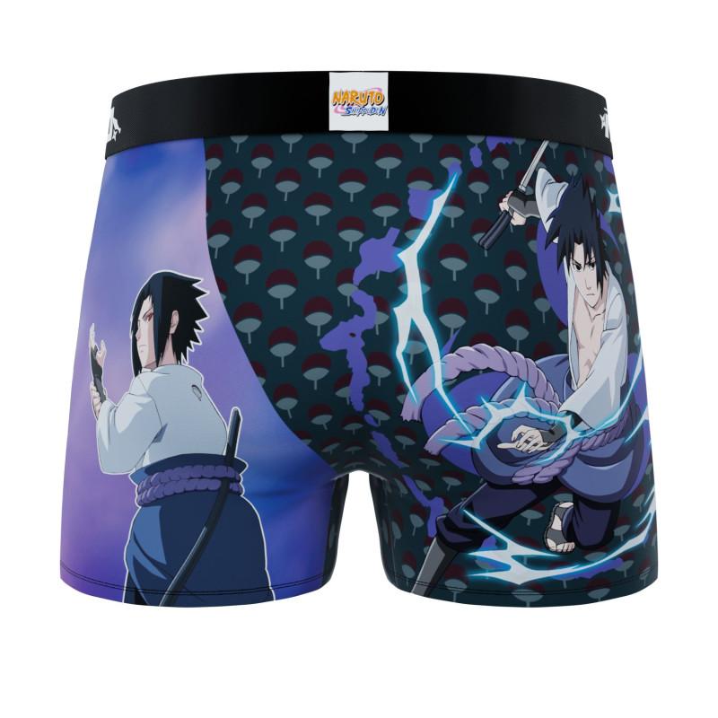Freegun Lot De 3 Boxers Microfibre Homme Naruto Shippuden Imprimé