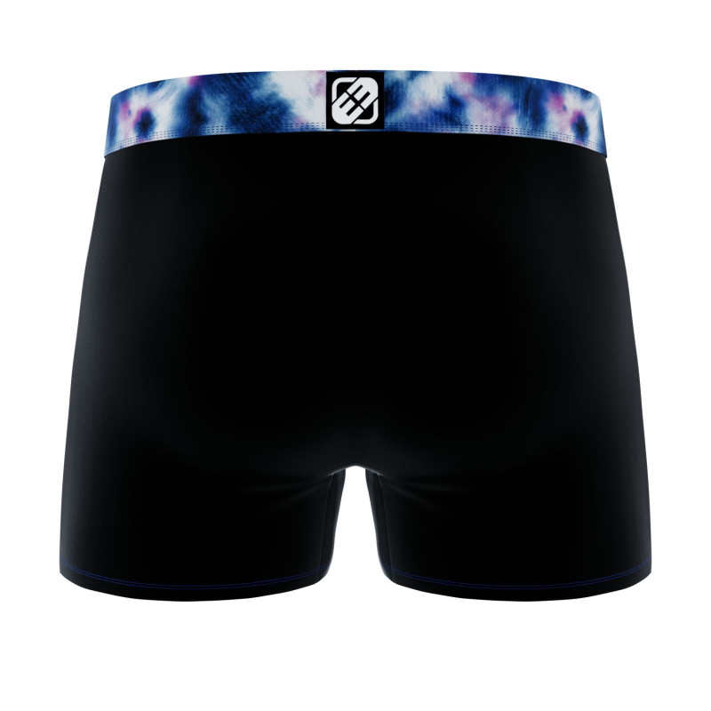 Freegun Lot De 3 Boxers Noirs Enfant Microfibre Uni Rainbow