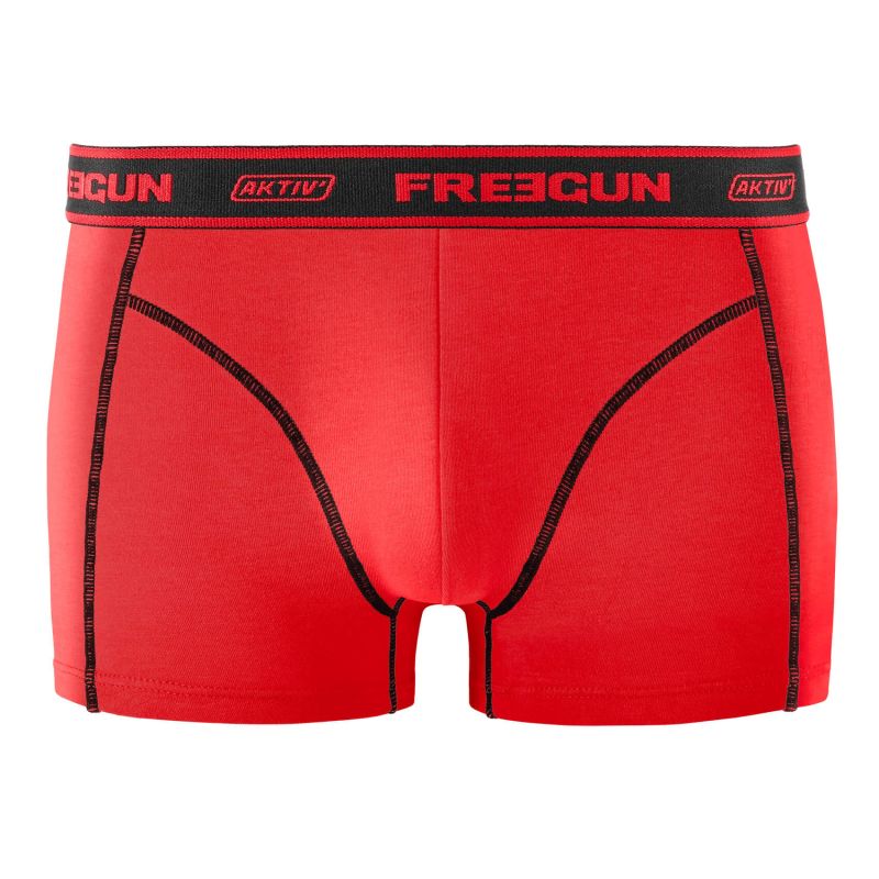 Freegun Lot De 4 Boxers Coton Homme Aktiv Sport Uni