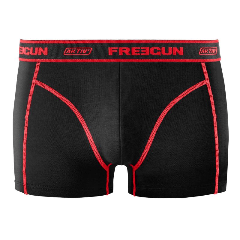 Freegun Lot De 4 Boxers Coton Homme Aktiv Sport Uni