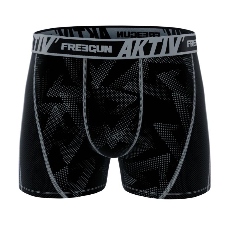 Freegun Lot De 4 Boxers Freegun Homme Aktiv Surpiqûres Colorées