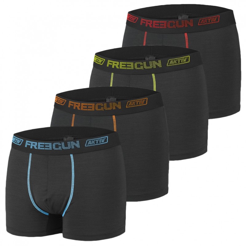 freegun Lot de 4 Boxers Freegun homme Aktiv Ultra 3D
