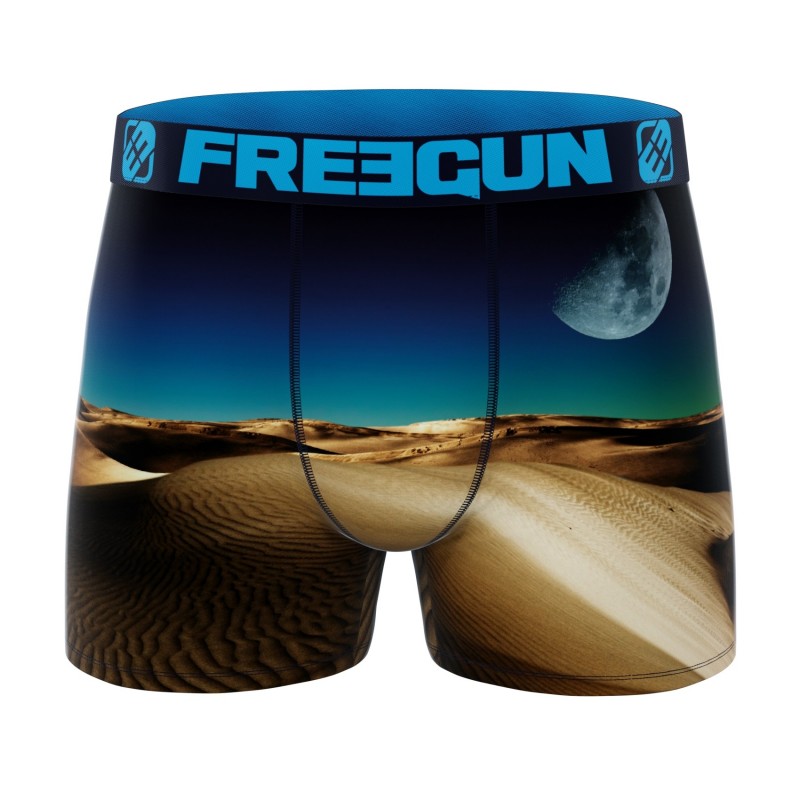 Freegun Lot De 4 Boxers Freegun Homme Polyester Recyclé Landscape
