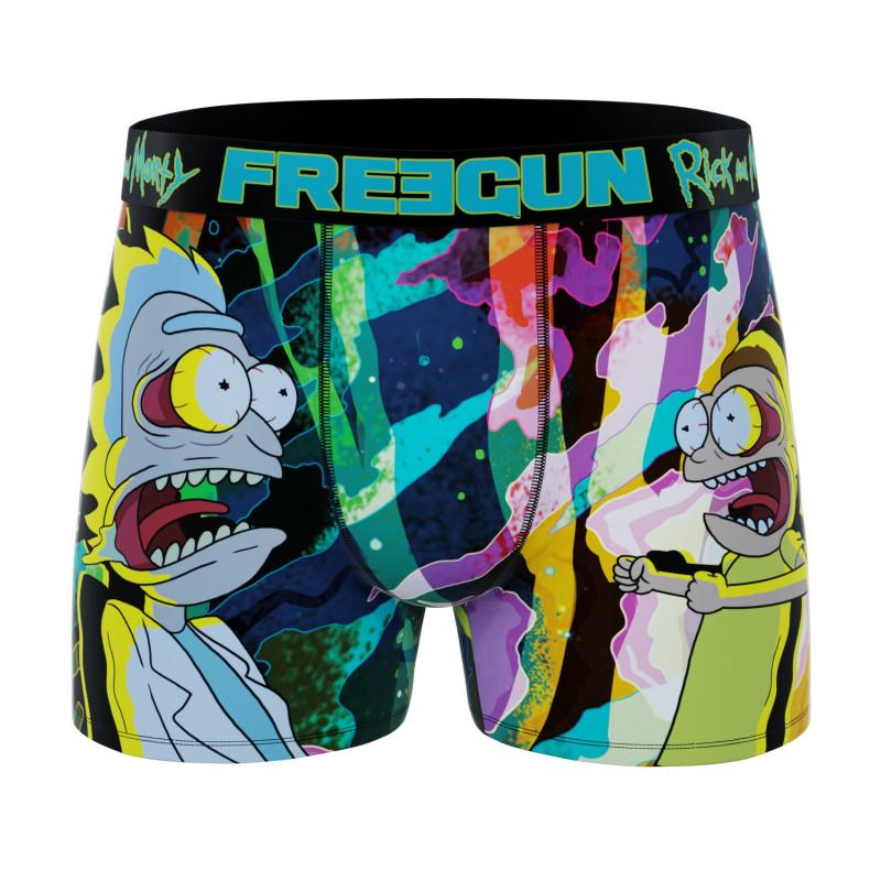 Freegun Lot De 4 Boxers Freegun Homme Rick And Morty G1
