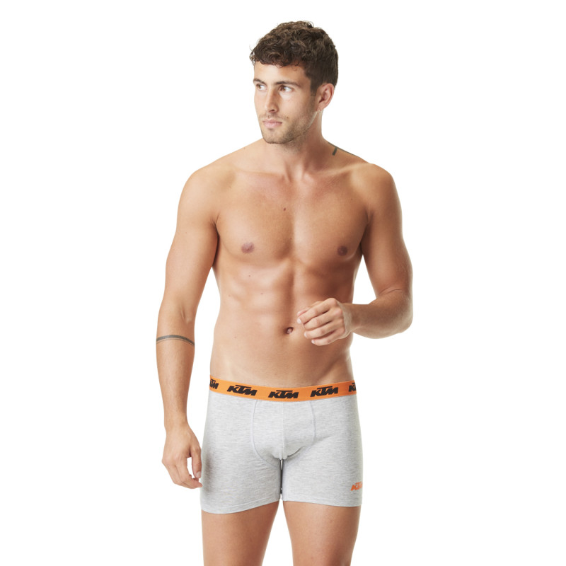 Freegun Lot De 4 Boxers KTM Noir Gris Blanc En Coton Homme