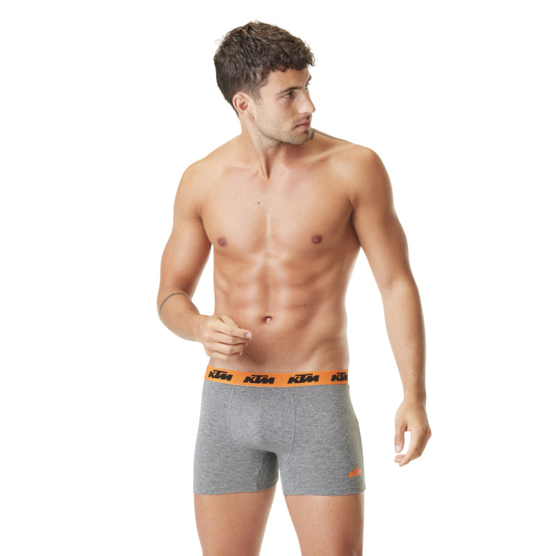 Freegun Lot De 4 Boxers KTM Noir Gris Blanc En Coton Homme