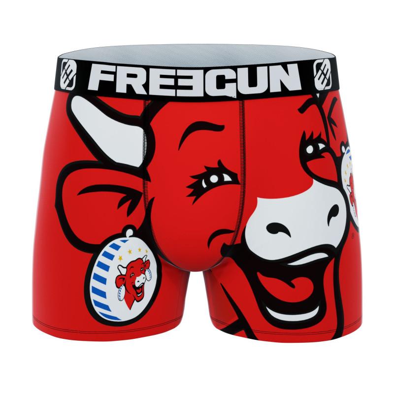 Freegun Lot De 4 Boxers Microfibre Garcon La Vache Qui Rit Imprimé