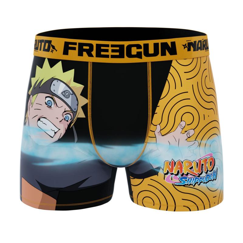 Freegun Lot De 4 Boxers Microfibre Garcon Naruto Shippuden Imprimé