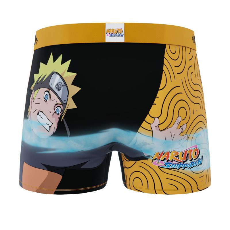 Freegun Lot De 4 Boxers Microfibre Garcon Naruto Shippuden Imprimé