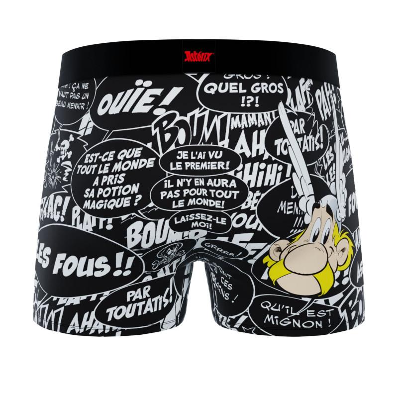 Freegun Lot De 4 Boxers Microfibre Homme Asterix Et Obelix Imprimé