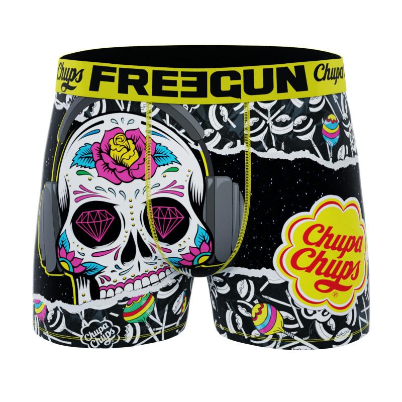 Freegun Lot De 4 Boxers Microfibre Homme Chupa Chups Imprimé