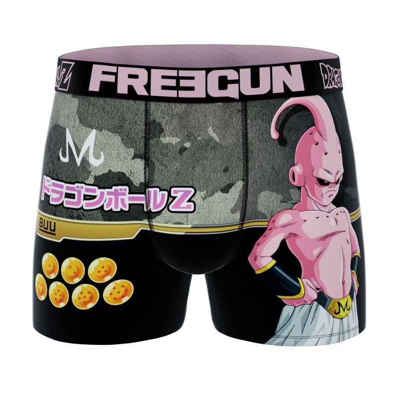 Freegun Lot De 4 Boxers Microfibre Homme Dragon Ball Z Imprimé Goku Buu Freezer Trunks Imprimé