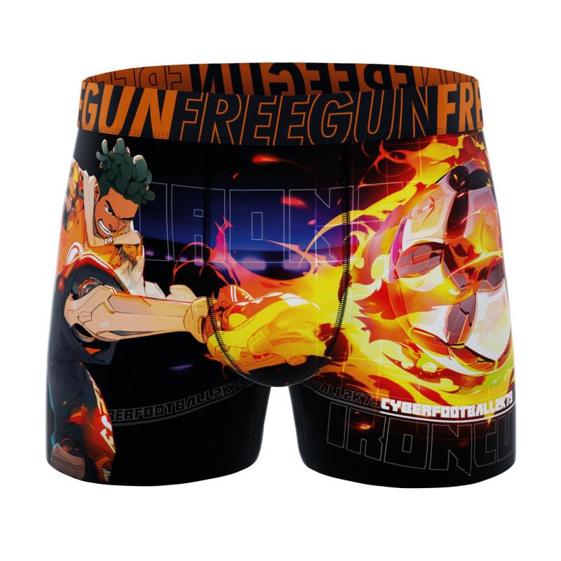 Freegun Lot De 4 Boxers Microfibre Homme Imprimé Gaming Garantie 2 Ans