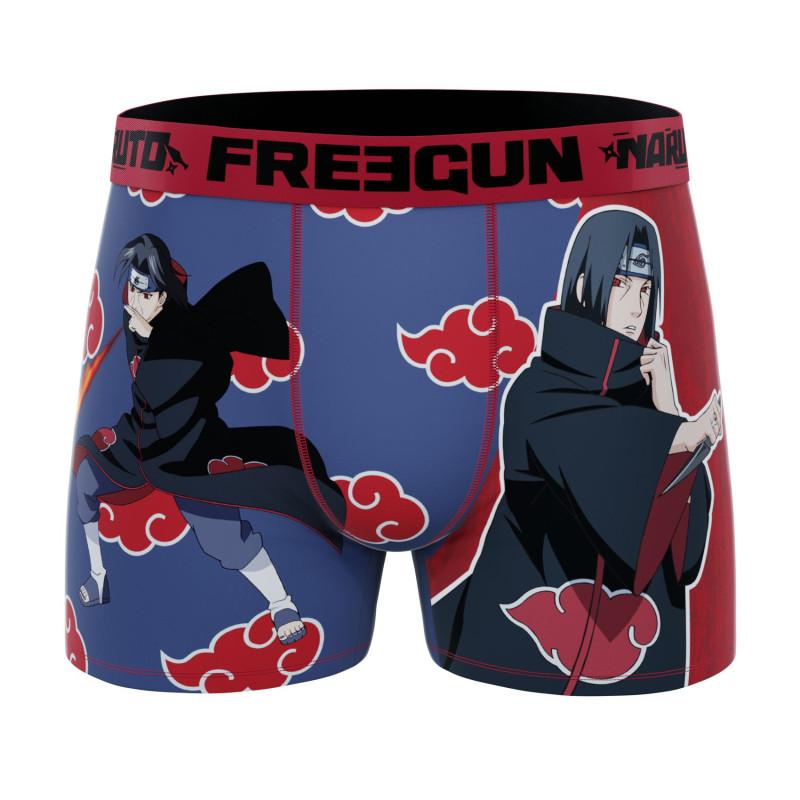 Freegun Lot De 4 Boxers Microfibre Homme Naruto Shippuden Imprimé