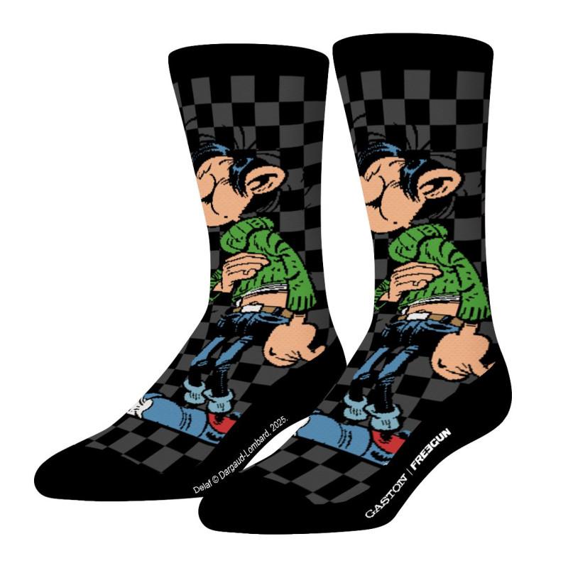 Freegun Lot De 4 Paires De Chaussettes Homme Gaston La Gaffe Imprimé - Freegun