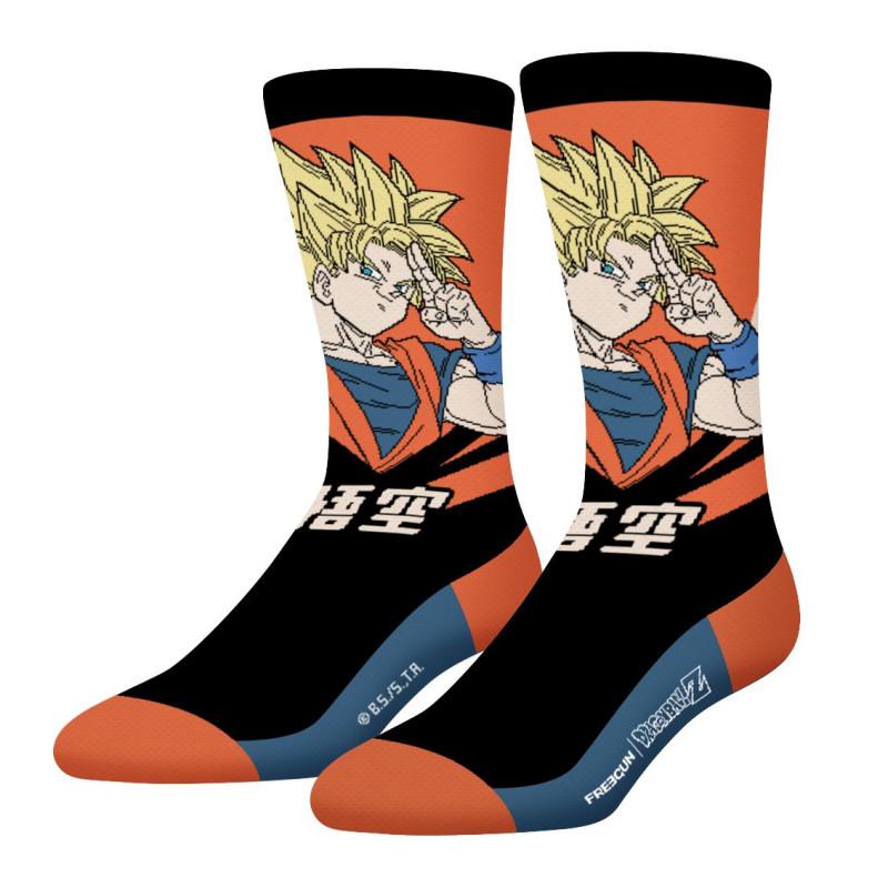 Freegun Lot De 4 Paires De Chaussettes Homme Tennis Dragon Ball Z Goku Buu Imprimé - Freegun
