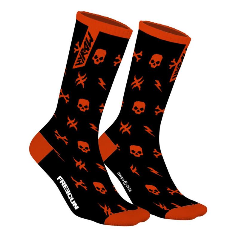 Freegun Lot De 4 Paires De Chaussettes Homme Tennis Hyraw Imprimé A1 - Freegun
