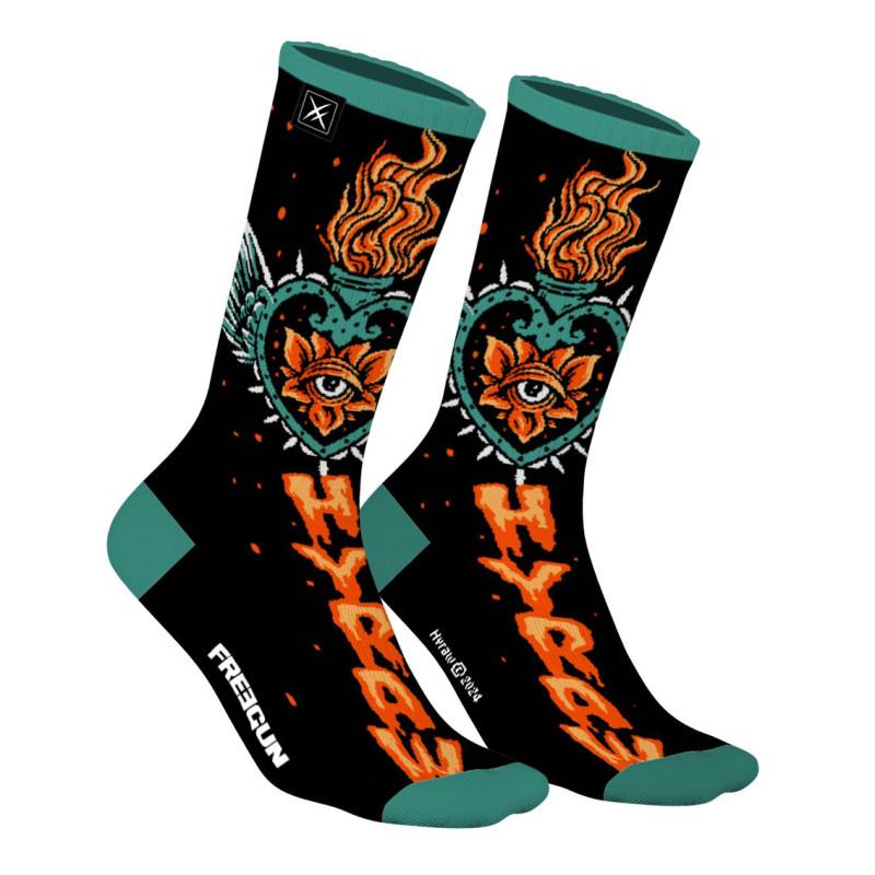 Freegun Lot De 4 Paires De Chaussettes Homme Tennis Hyraw Imprimé A - Freegun