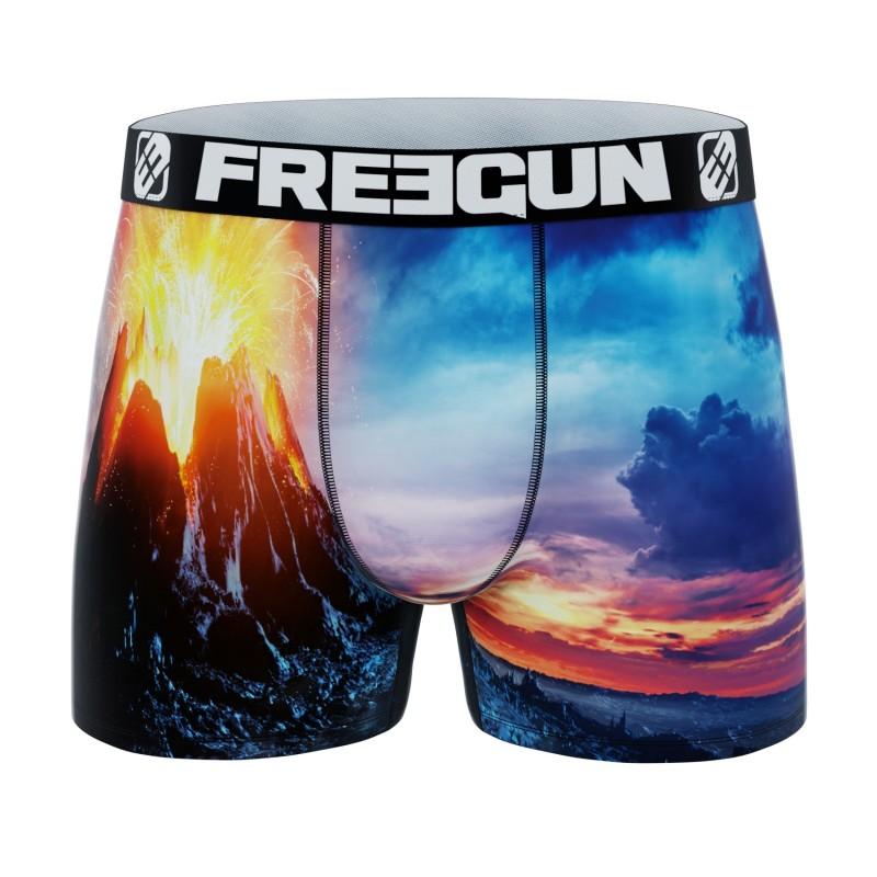 Freegun Lot De 6 Boxers Freegun Homme Polyester Recyclé Landscape