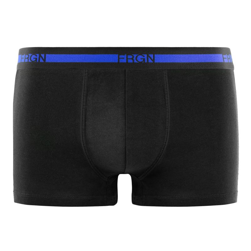 Freegun Lot De 6 Boxers Noir Coton Homme FRGN Stretch Uni