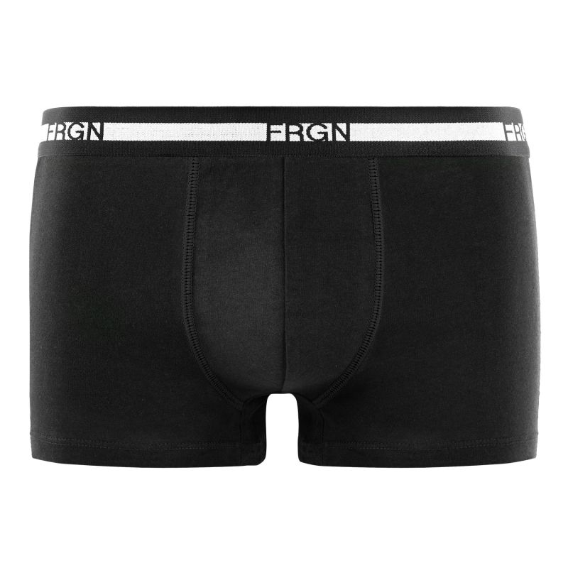 Freegun Lot De 6 Boxers Noir Coton Homme FRGN Stretch Uni