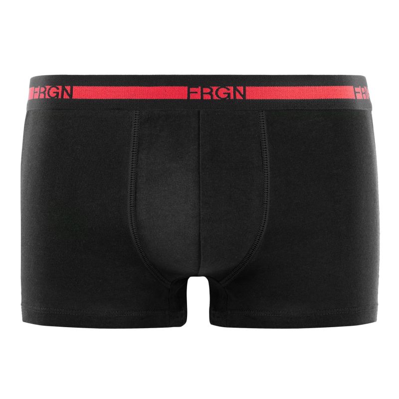 Freegun Lot De 6 Boxers Noir Coton Homme FRGN Stretch Uni