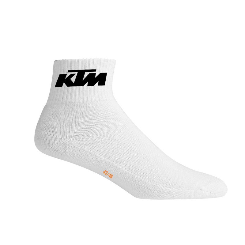 Freegun Lot De 6 Paires De Chaussettes Basses KTM Blanches Homme