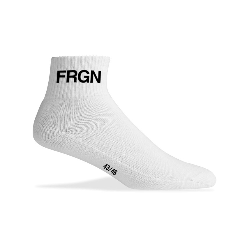 Freegun Lot De 6 Paires De Chaussettes Blanches Homme Courtes Uni - Freegun