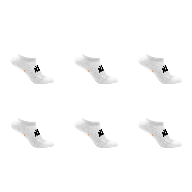 Freegun Lot De 6 Paires De Chaussettes Socquettes Blanches KTM Homme