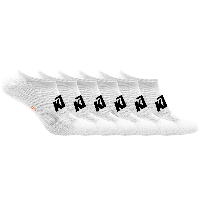 freegun Lot de 6 Paires de chaussettes socquettes blanches KTM homme