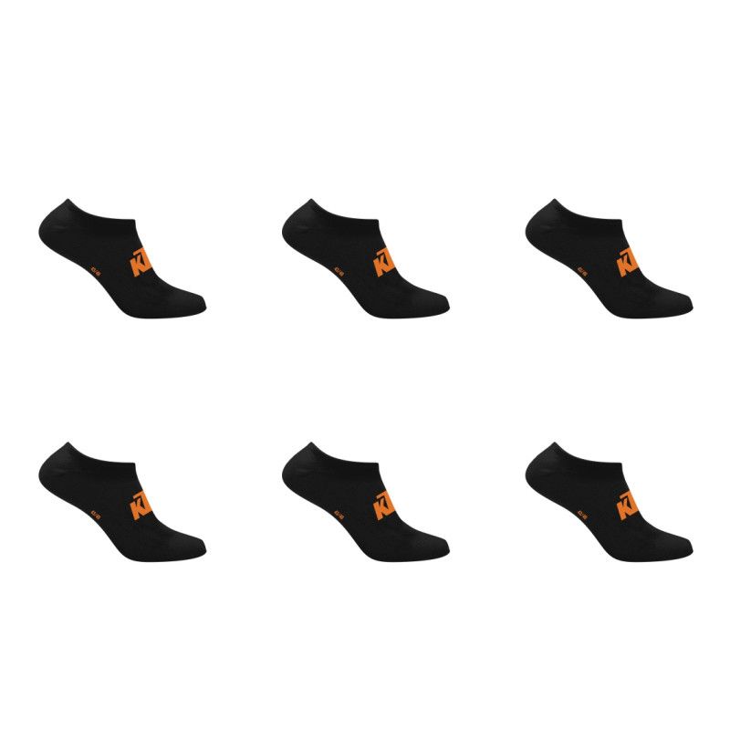 Freegun Lot De 6 Paires De Chaussettes Socquettes Noires KTM Homme