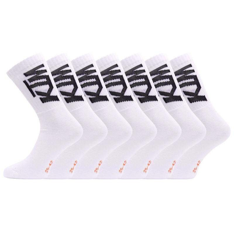 freegun Lot de 6 paires de chaussettes tennis blanches KTM homme freegun Lot de 6 paires de chaussettes tennis blanches KTM homme