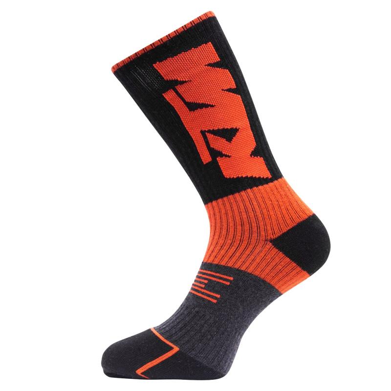 Freegun Lot De 6 Paires De Chaussettes Tennis Homme Sport Noir Orange KTM