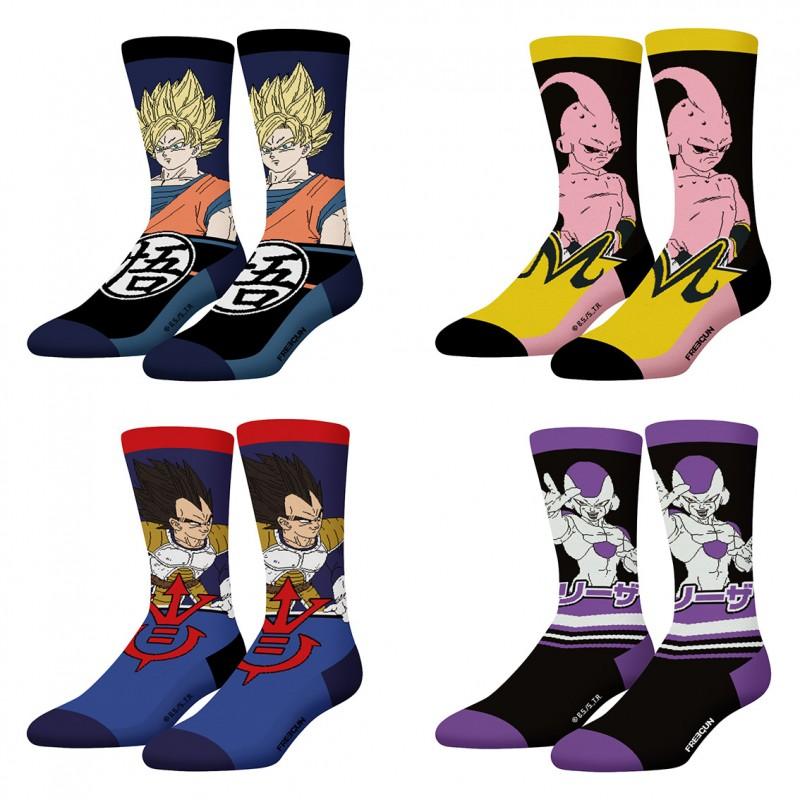 Freegun Lot De 8 Paires De Chaussettes Freegun Dragon Ball Z Homme