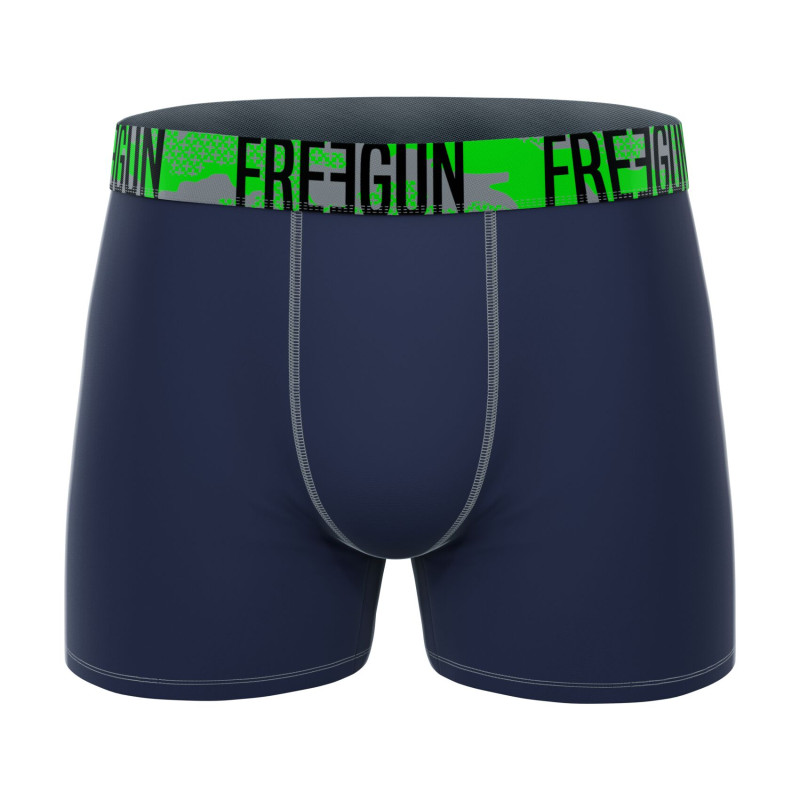 Freegun Pack Surprise De 12 Boxers Homme Coton Uni Stretch