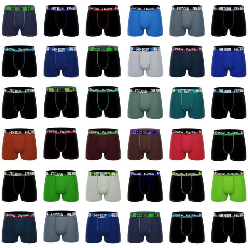Freegun Pack Surprise De 3 Boxers Freegun Coton Homme