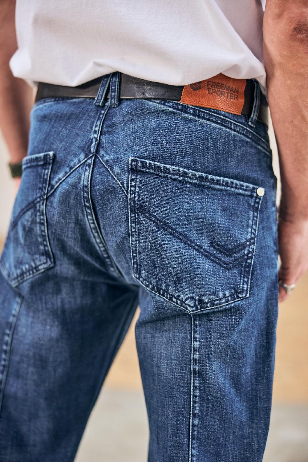 Freeman T. Porter Access SDM Jeans Droit Homme Bathilda