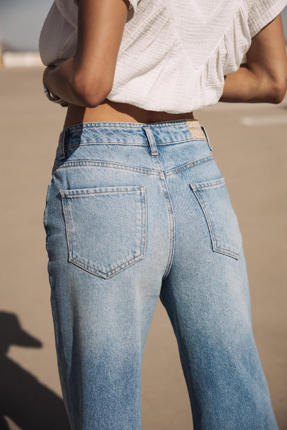 Freeman T. Porter Adele Denim Jeans Cropped Large Femme Mayreau