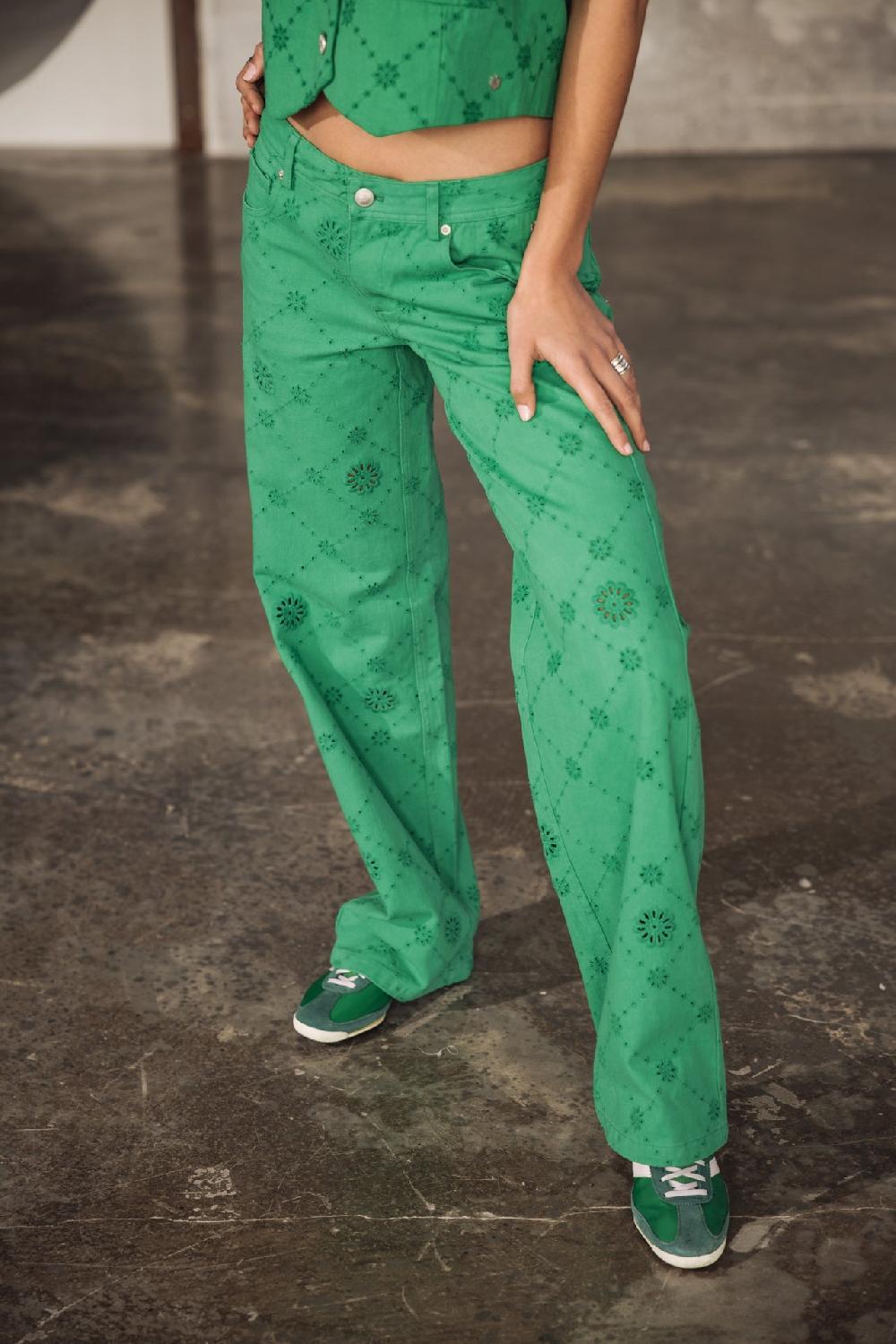 freeman t. porter Agatha Boheme Pantalon large Femme jolly green