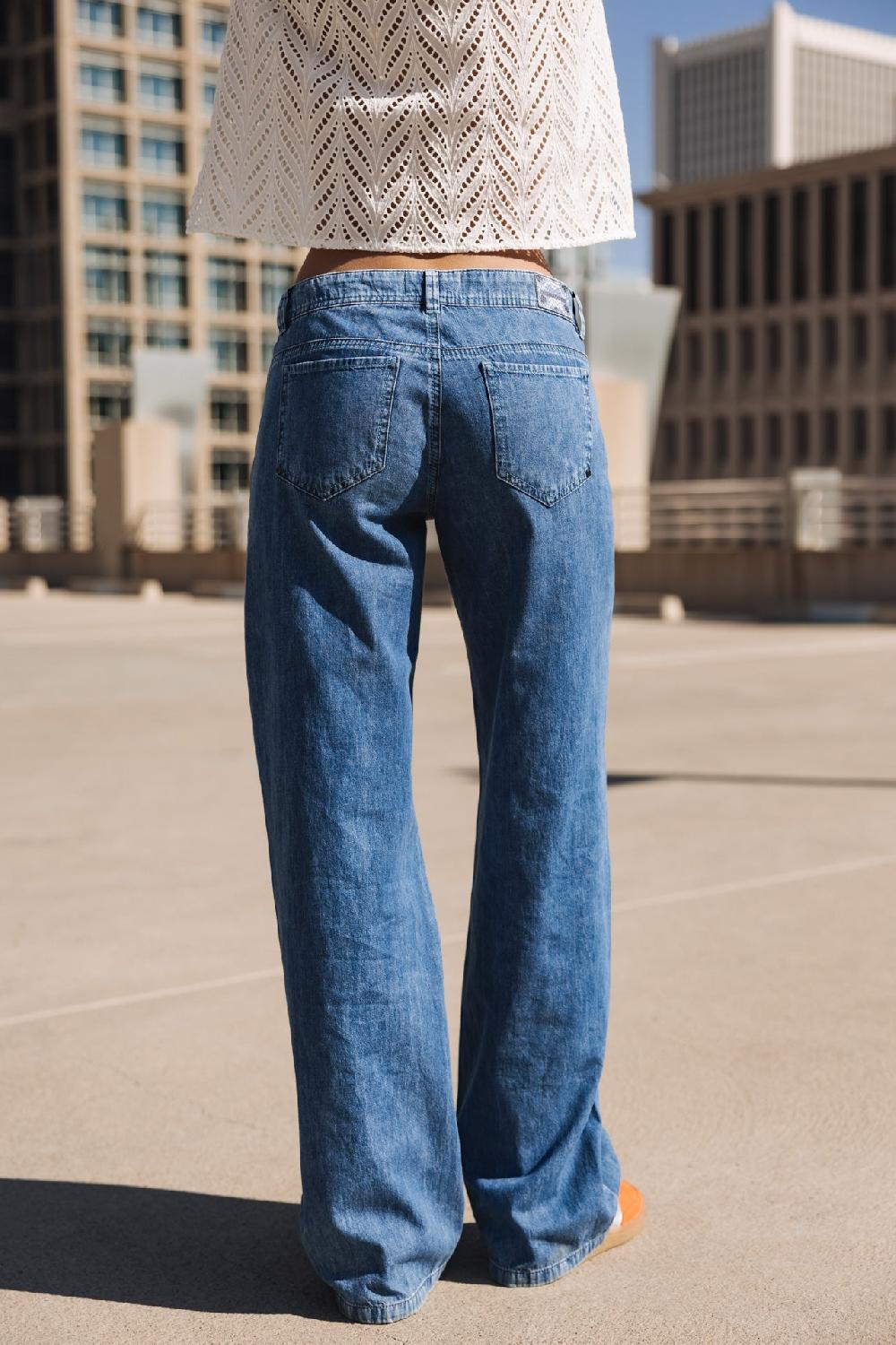 Freeman T. Porter Agatha Denim Jeans Large Femme Manzana Med