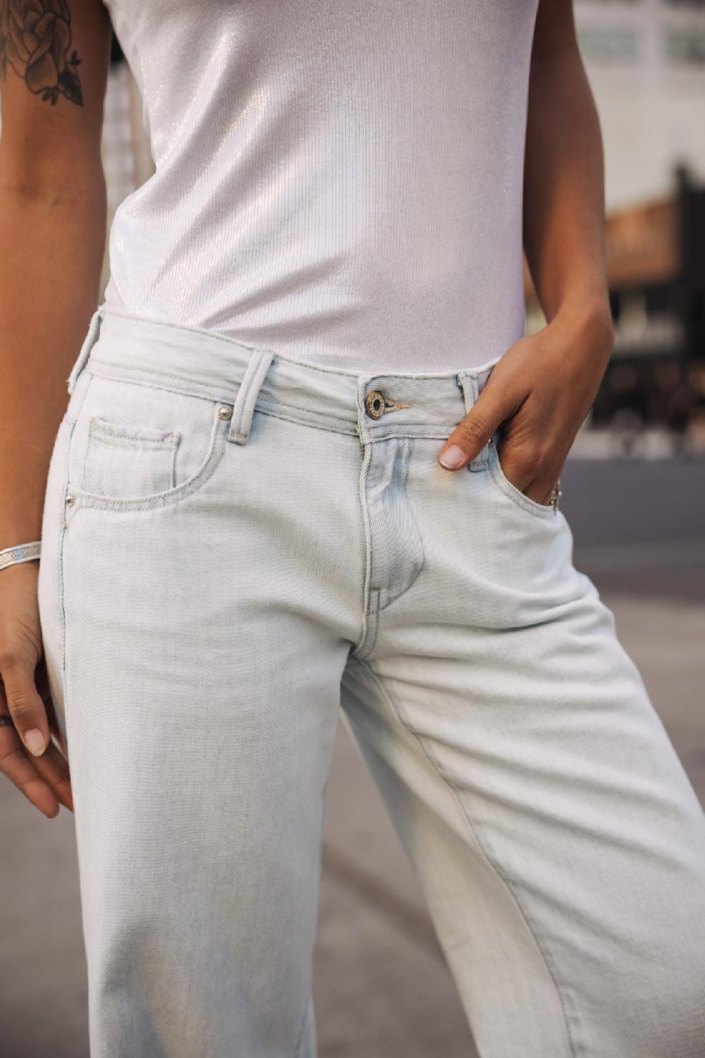 Freeman T. Porter Agatha Denim Jeans Large Femme Scala