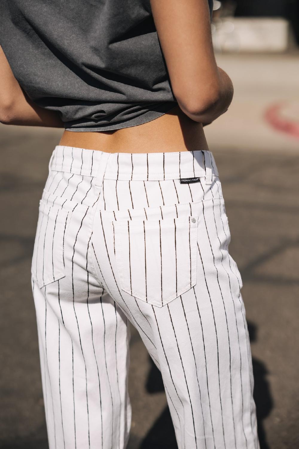 Freeman T. Porter Agatha Paléole Pantalon Large Femme Off White