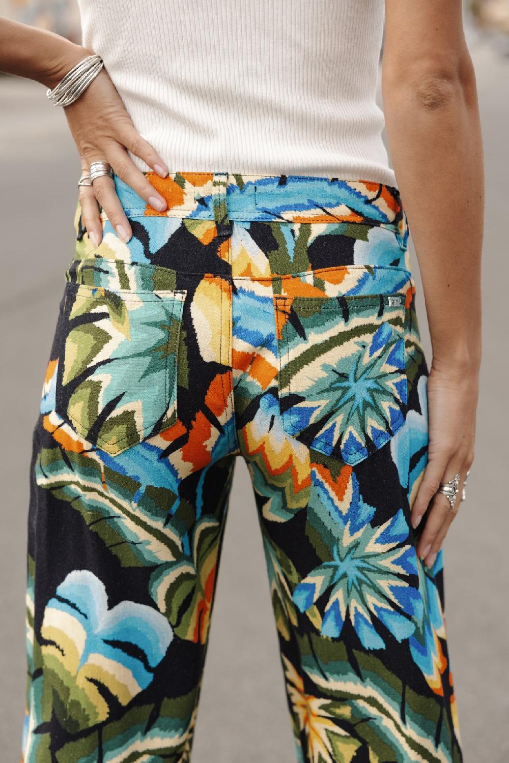 Freeman T. Porter Agatha Parrot Pantalon Large Femme Peacoat